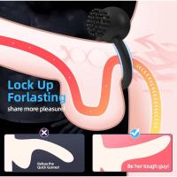 Vibrador con funda, estimulador de succión, Control remoto, anillo de erección del punto G, juguete sexual para clítoris, suministros para adultos - details 0