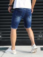 Pantalones Cortos De Mezclilla Rasgados Para Hombre, Pantalones De Mezclilla Desgastados De Estilo informal Para Verano - details 10
