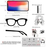 Gafas de Moda para Mujer, Estilo Casual Cuadrado Negro Vintage Encantador Clásico Vivo Elegante Dulce al Estilo Ins Moderno y Sencillo, Ideal para el Verano y la Vida Diaria - details 4