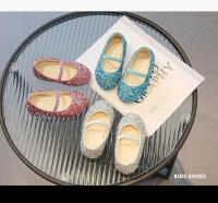 Zapatos planos de cuero para niña, color liso y diamantes de imitación, estilo princ, clásico, moderno, fiesta de boda - details 8