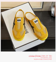Bolsa de cuero cabeza zapatillas nuevo fondo plano transpirable deportes medio arrastre de las mujeres casual versátil retro sandalias - details 19