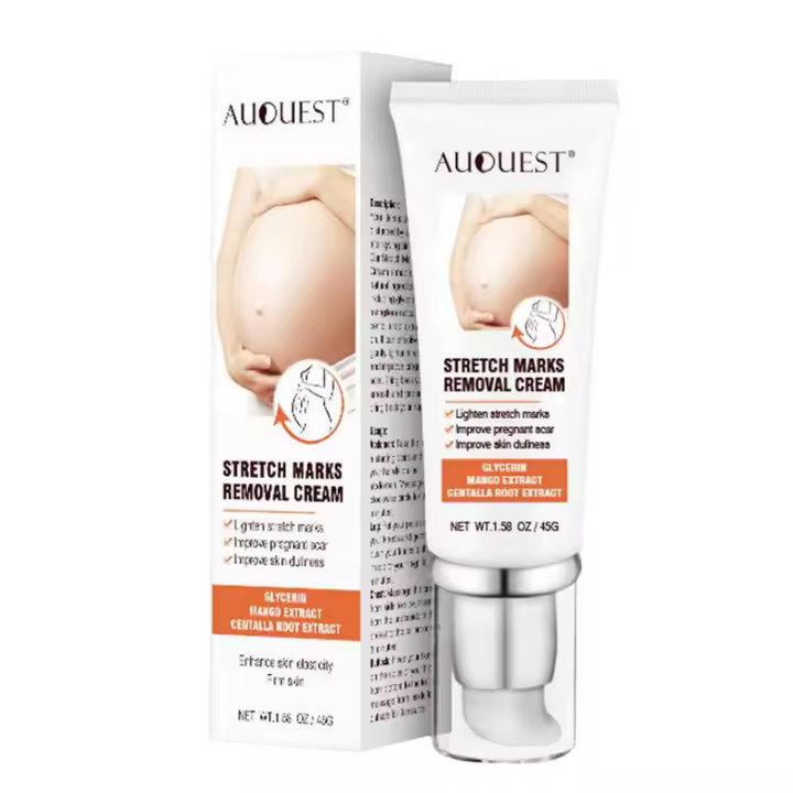 Crema para eliminar estrías, crema para el vientre para el embarazo y estrías, ungüento eliminador de cicatrices para prevenir las estrías - 1