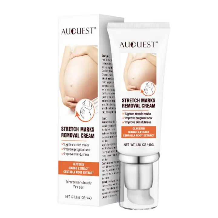 Crema para eliminar estrías, crema para el vientre para el embarazo y estrías, ungüento eliminador de cicatrices para prevenir las estrías - 1