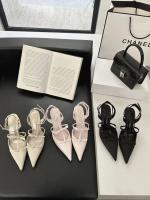 Sandalias Platas para Mujer Tacón Alto, Punta Afilada, Estilo Francés, Bolsa de Cinturón, Horas de Noche - details 32
