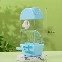 Comedero transparente para pájaros, práctico dispensador de comida colgante para pájaros de gran capacidad, caja de comida automática duradera para pájaros, árbol - details 0