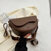 Bolso de Mano con Tapa Abatible de Color Sólido Bolso Ancho para Hombro con Correa para Mujer - details 7