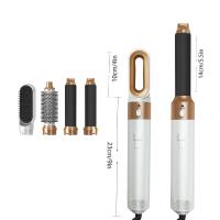 Juego de Peine caliente secador de pelo 5 en 1, plancha rizadora profesional, herramienta de peinado, Airwrap, secador de pelo para el hogar - details 5