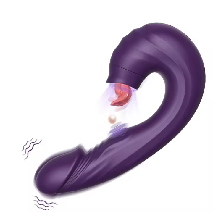 Vibrador de succión de clítoris, juguetes sexuales para adultos para mujeres, vibradores de consolador de punto G 3 en 1 con 10 modos de vibración y succión, juguetes con ventosa para pezones, estimulador de clítoris para parejas o diversión en solitario - 1