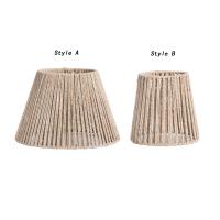 Sombrilla De Lámpara Colgante Estilo Retro Tejida En Rotura Para Cocina Hall Comedor Estilo Rústico Farmhouse Cubierta De Candelabro - details 1