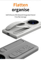 Funda de teléfono de pulsera Vertical de lujo para VIVO X Fold 3, con soporte integrado y película frontal de vidrio - details 4