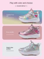 Nuevo modelo 2025 Patines deportivos en línea de 4 ruedas para niños, zapatillas deportivas de buena calidad para interiores, a la moda. - details 5