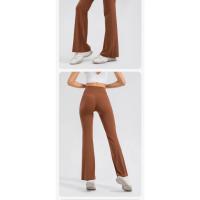 Pantalones acampanados de cintura alta de talla grande, pantalones de Yoga, pantalones cortos, mallas de entrenamiento, pantalones acampanados deportivos, pantalones deportivos para mujer - details 17