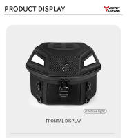 MOTOCENTRIC Luz LED multifunción Bolsa de asiento trasero para motocicleta Bolsa trasera de motocross de gran capacidad Mochila impermeable para motocicleta Ligera - details 17