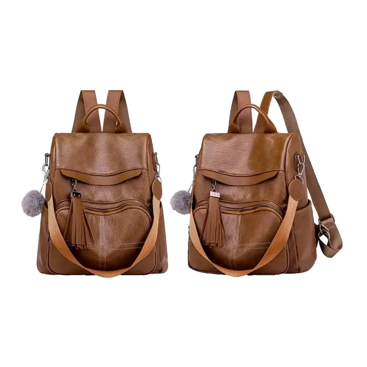 Mochila Antirrobo Mujer Urbana Polipiel Cómoda y Duradera - 1