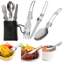 Utensilios de cocina para acampada, cubiertas, quemadores, cuchillos y tenedores plegables, ollas y sartenes portátiles - details 3