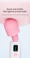 Vibrador AV para mujer, estimulador de clítoris, potente masajeador de punto G femenino, pantalla Digital, juguete sexual recargable por USB para adultos - details 6