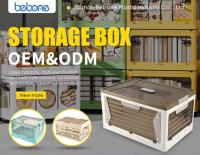 Caja plegable para acampar con tapa de madera y caja de almacenamiento de plástico ecológico, equipada con un logotipo para abrir la puerta - details 0