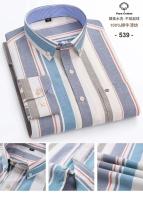 Camisa Oxford manga larga 100% algodón, cuadros, suave, regular, formal, con bolsillos, social, ropa de hombre, S-7XL - details 12