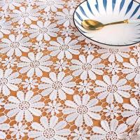 Mantel De Ganchillo De Encaje Bohemio Chic, Estilo Retro De Granja Con Flores Huecas, Adecuado Para Cocina, 1 ud. - details 4
