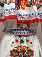 Nuevo vestido largo con vuelo y estampado de flores rojas de un hombro para primavera y verano 2025 - details 34