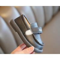 Zapatos de cuero para niños pequeños, zapatos planos de fiesta para boda con gancho y bucle, fáciles de usar, mocasines suaves para niños, tendencia clásica suave, 2025 - details 27