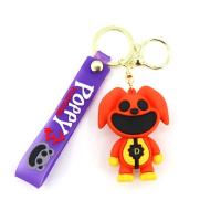 LLavero de juego de Critters sonrientes para hombres y mujeres, llavero colgante de mochila, dibujos animados, rayuela, Catnap, Bearhug, regalo para niños - details 7