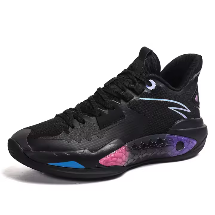 Zapatillas de baloncesto para hombre antideslizantes y transpirables |   Amortiguación para canchas de cemento – Tallas 35-45 - 1