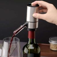 Distribuidor de bomba de sedimentación eléctrica, set de regalo/aireador de vino automático, herramienta de barra con boquilla multifuncional, funciona con batería - details 2