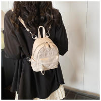 Bolso pequeño bordado acolchado, nuevo estilo, mochila de verano para mujer, Mini bolso escolar, mochila de viaje informal - details 15