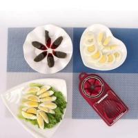 Cortador de huevos de acero inoxidable para cocina, rebanador multifuncional de alta calidad para carne y almuerzo, 2 piezas, nuevo - details 2