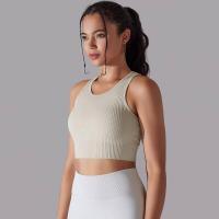 Sujetador deportivo para mujer, ropa interior, hilo sexy, informal, a rayas, sin costuras, top para gimnasio - details 23