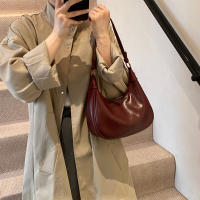 Bolso de Hombro para Mujer con Cremallera, Bolso de Media Luna, Piel Sintética de PU, Bolso Tipo Hobo para Viaje - details 8