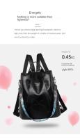 Mochila de Cuero Suave Casual para Mujeres Impermeable, Resistente al Desgaste, Antirrobo con Patrones de Parche Bolsa de Hombro Grande con Lining de Dacron - details 22