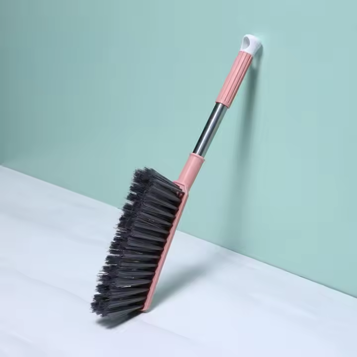 Cepillo barredora para el hogar, artefacto de limpieza de pelo suave, mango largo para dormitorio, polvo, sofá, alfombra, cama - 1