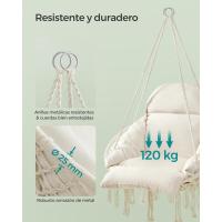 Silla Colgante Grande y Gruesa Ideal para Dormitorio, Balcón, Jardín, Sala de Estar - details 10