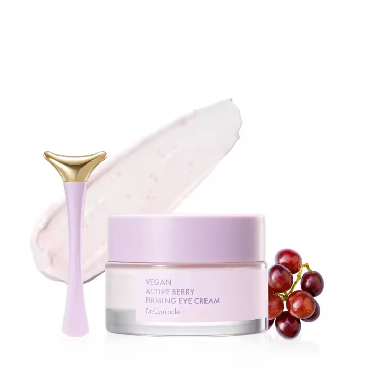 leegeehaam Dr.Ceuracle Crema reafirmante vegana de bayas activas con aplicador (32 g / 1,12 oz.) - Tratamiento hidratante para ojos con resveratrol - 1