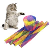 Palo de Juego de Primavera para Gatos Forma de Muñeca Interactiva Multicolor - details 4
