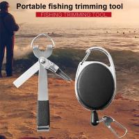 Herramienta afilada de acero inoxidable para atar nudos, cortaúñas de pesca con mosca, cortador de línea, anzuelo rápido, anudador de uñas - details 2