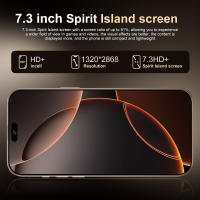 Nuevo I16 Pro Max 5G Smartphone 7,3 pulgadas pantalla HD 72MP + 108MP Cámara Snapdragon 8 Gen 3 8000mAh Dual SIM teléfono desbloqueado - details 10