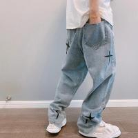 Jeans de Pierna Ancha y Estilo Callejero Nuevo 2025 Pantalones Cargo de Denim Suelto y Casual con Estilo Coreano - details 6