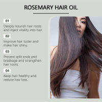 El romero nutre el cuero cabelludo y suaviza el cabello, hidrata el aceite esencial para el cuidado del cabello - details 4