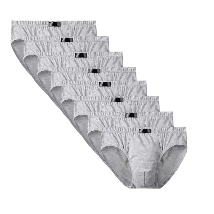 2025 8 Uds bragas de moda para hombre, ropa interior de algodón para hombre, calzoncillos para hombre, pantalón de Bikini, calzoncillos cómodos y sexis antideslizantes - 1