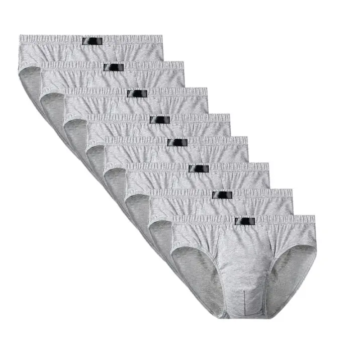2025 8 Uds bragas de moda para hombre, ropa interior de algodón para hombre, calzoncillos para hombre, pantalón de Bikini, calzoncillos cómodos y sexis antideslizantes - 1