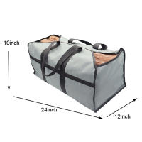 Extra Large Firewood Bag Firewood Holder Indoor with Shoulder Strap for More Firewood Carrying - details 5