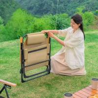 Silla de respaldo alto para acampar al aire libre plegable con ángulo ajustable de 5 rejillas Kermit recién mejorada, sillón de jardín - details 4