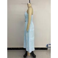 Nuevo vestido informal de verano para mujer, estilo vacacional, a rayas, decorativo y sin mangas. - details 12