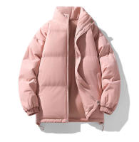 Chaqueta de pan con cuello alto para hombre, camiseta de algodón gruesa y cálida, informal, multicolor, mismo estilo, invierno - details 8