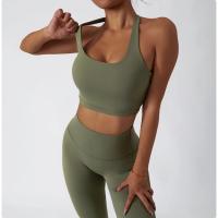 Sujetador Deportivo de Alta Soporte Top de Yoga con Acolchado Prenda Deportiva para Mujeres - details 13