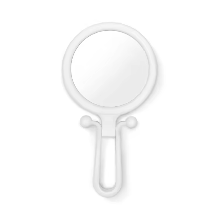 Espejo de escritorio, herramienta de maquillaje, regalo para ella, accesorios de viaje, soporte plegable, espejo de aumento, espejo de maquillaje, espejo cosmético - 1