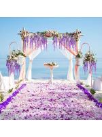Guirnalda Colgante de Flores de Estira de Jazmín Artificial 12pcs Decoración de Arco de Jardín de Boda al Aire Libre Flores Falsas para Decoración de Fiesta en Casa - details 4